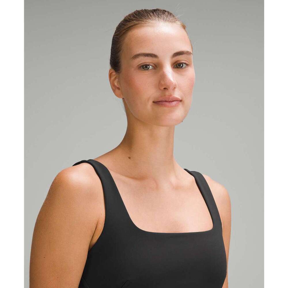 Lululemon Wunder Train Mesh Panel Tank Top, Black, Size 6